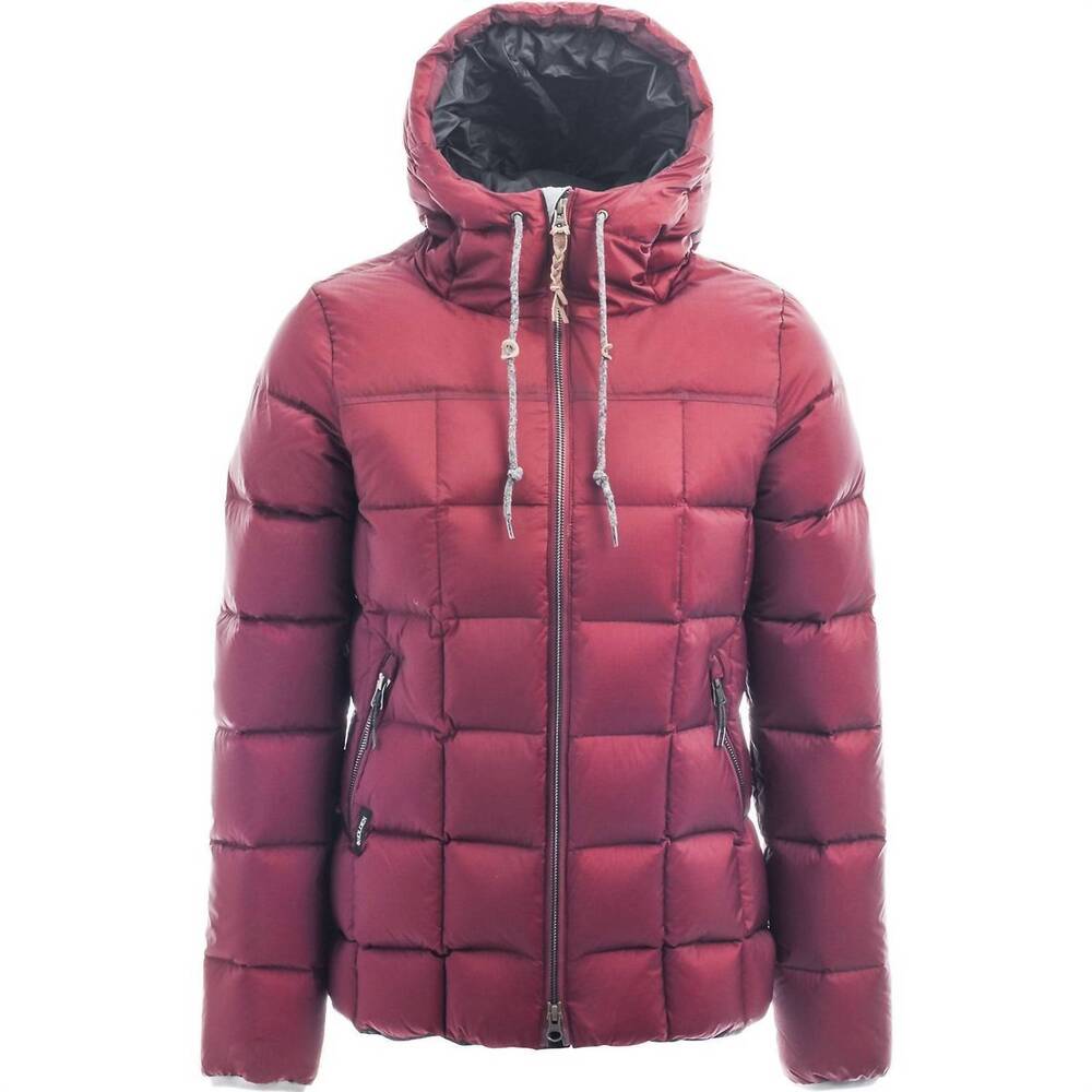 NEW HOLDEN women's cumulus down jacket - plus in maroon